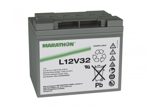 Exide Marathon Bleiakku L12V32 inkl. MTZ