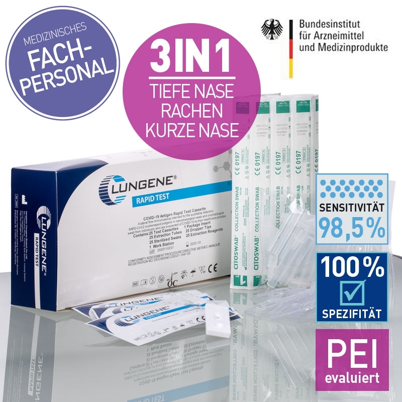 CLUNGENE COVID-19 Antigen Nasen-Rachen Schnelltest